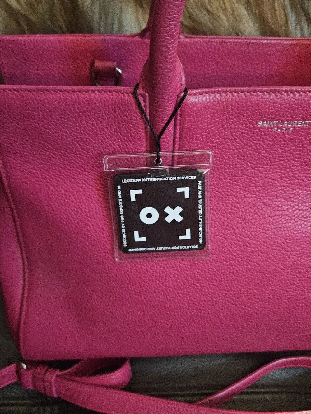 Yves Saint Laurent Two Way Satchel W/ COA